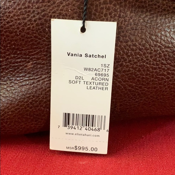 Elie Tahari vintage style leather doctor bag purse - Picture 11 of 16